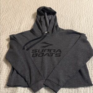 Sport-Tek Gray Ladies Fleece Hoodie